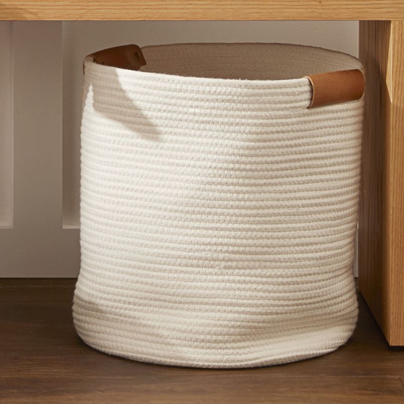 Cooper Natural & Tan Rope Baskets