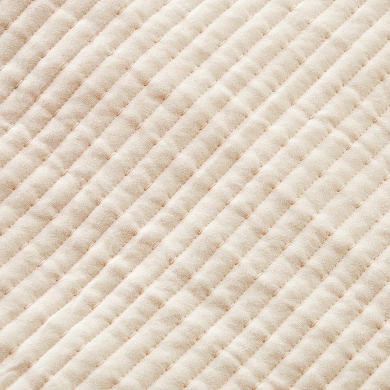 Boston Natural Jersey Quilted Cot Quilt Cover Set