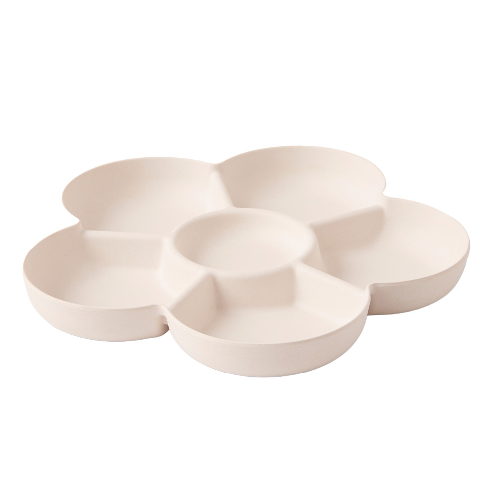 Ombre Ivory Bamboo Chip & Dip