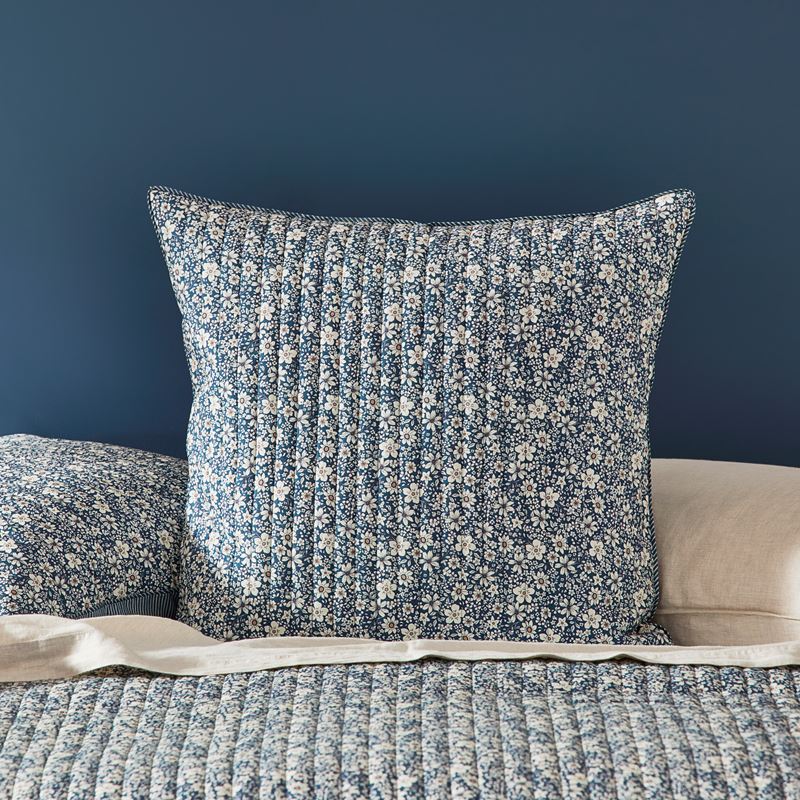 Eliza Storm Blue Quilted Quilt Cover Separates