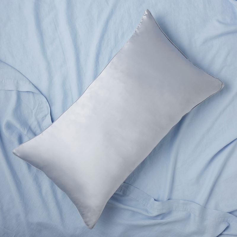 Pure Silk Soft Blue Pillowcases
