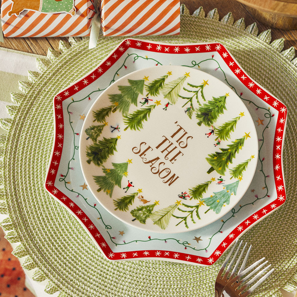 Christmas Multi 'Tis The Season Plate