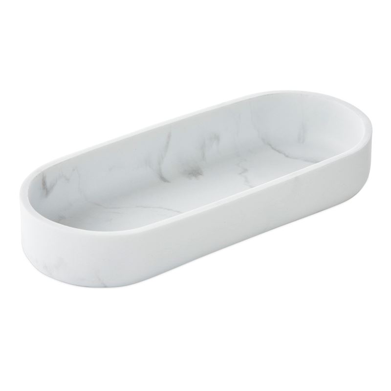 Mayfair Marble & Silver Bathroom Accessories