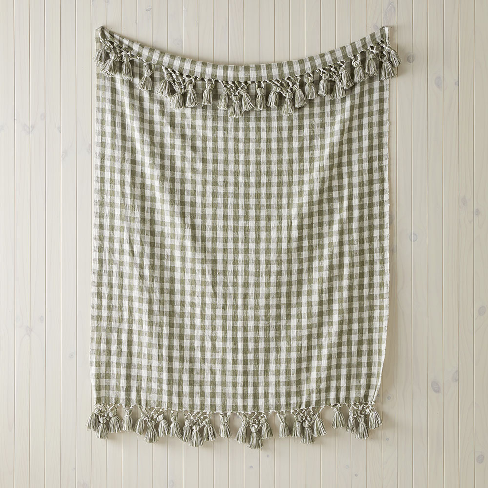 Zola Forest & White Throw