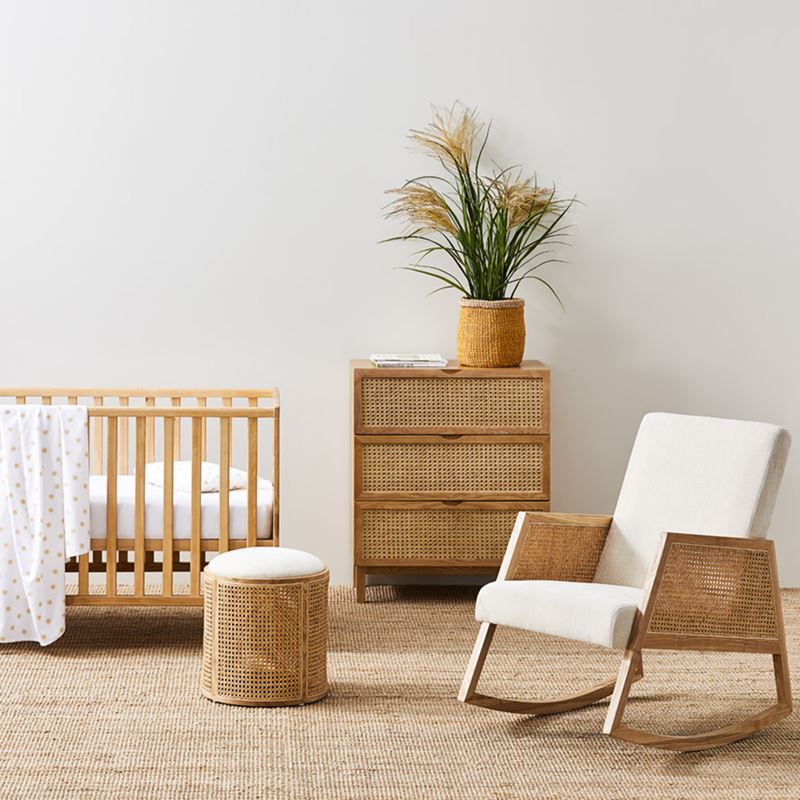 Arden Natural Rattan Cot
