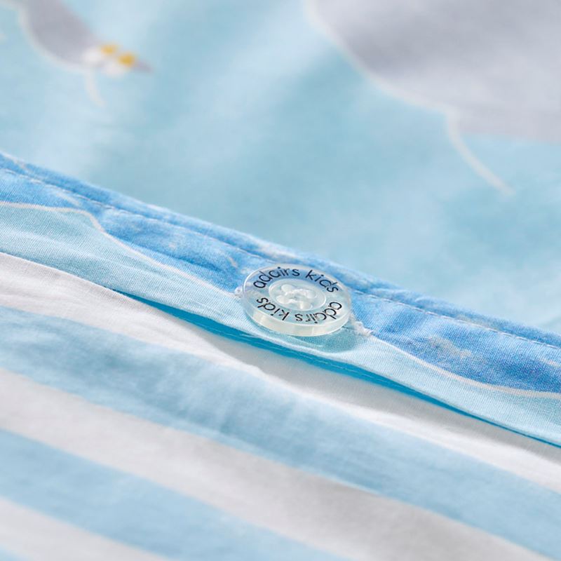 Ships Of The World Light Blue Quilt Cover Set