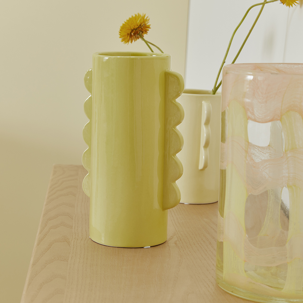 Sunset Chartreuse Vase