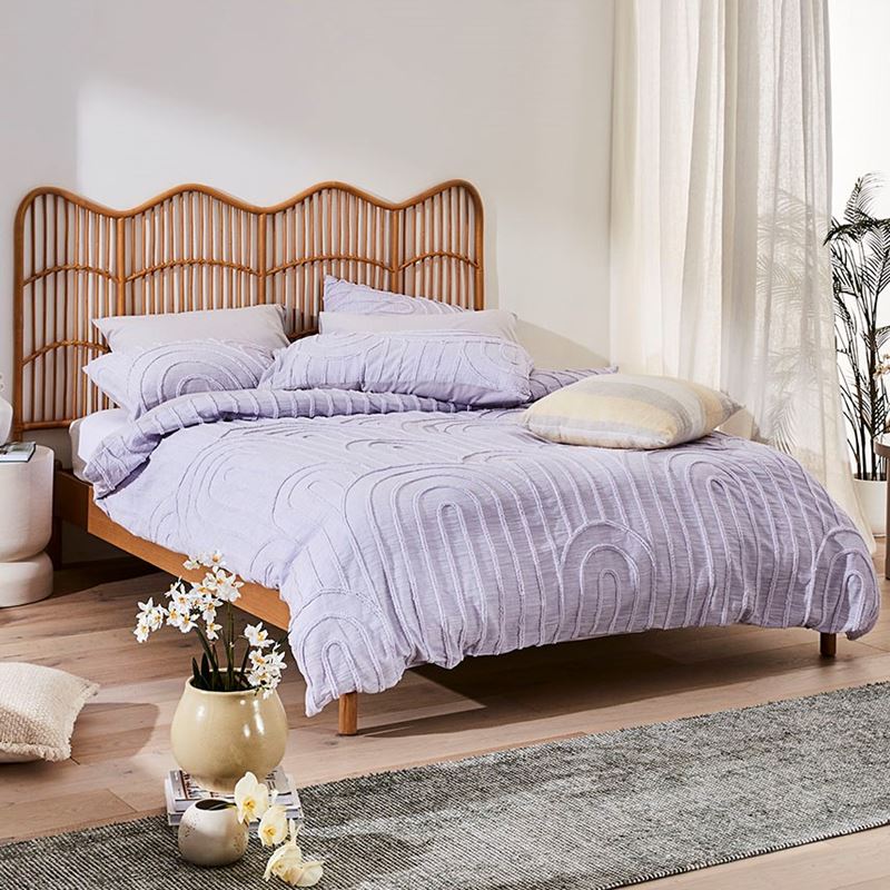 Archie Lilac Tufted Pillowcase