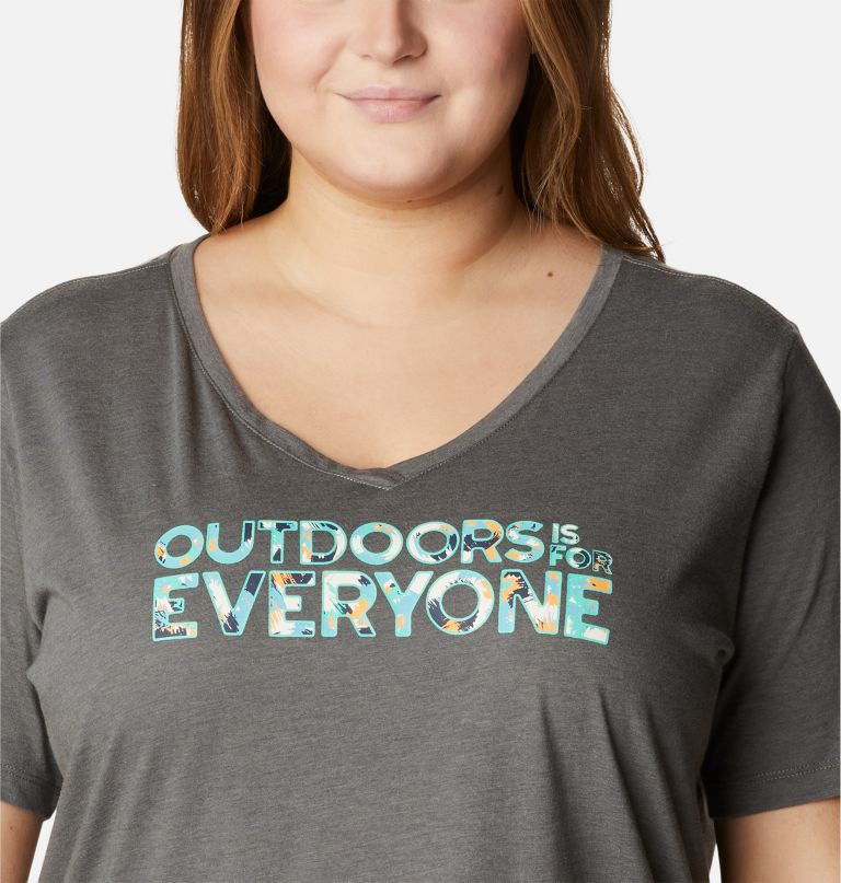 Columbia Women' Bluebir Day Relaxe V Nec Shir  Plu Size