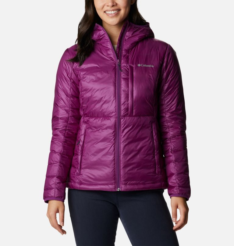 Columbia Women' Infinit Summit Omni-Heat Infinit Doubl Wall Dow Hoode Jacket