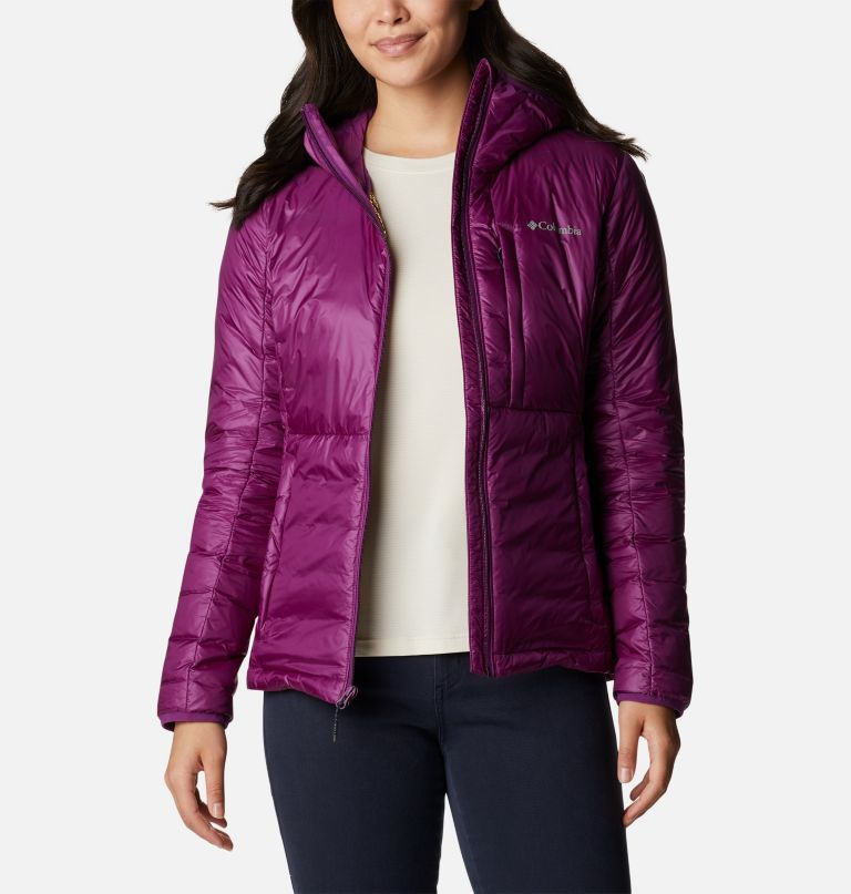 Columbia Women' Infinit Summit Omni-Heat Infinit Doubl Wall Dow Hoode Jacket
