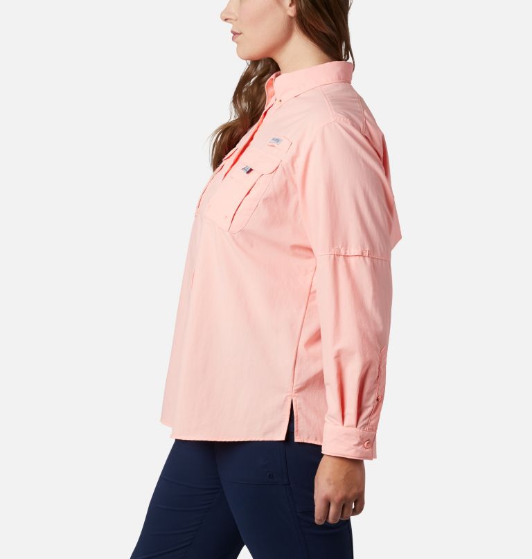 Columbia Women' PF Bahama Lon Sleev  Plu Size