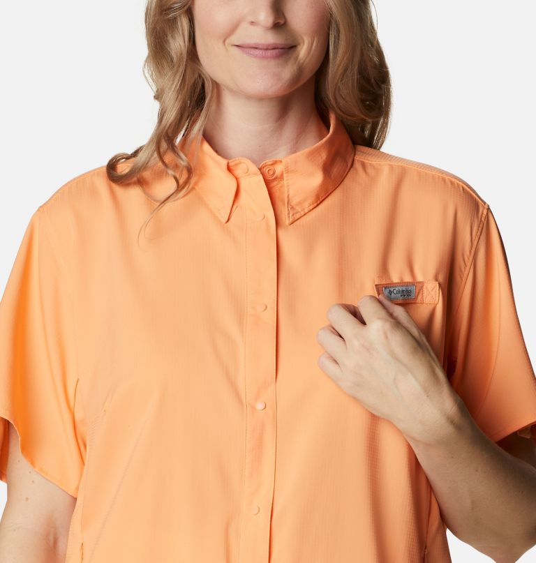 Columbia Women' PF Tamiami I Shor Sleev Shir  Plu Size