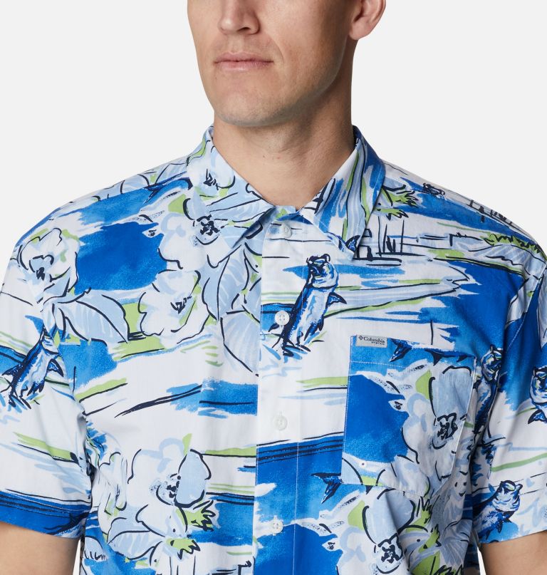 Columbia Men' PF Troller Best Shor Sleev Shir &ndash Tall