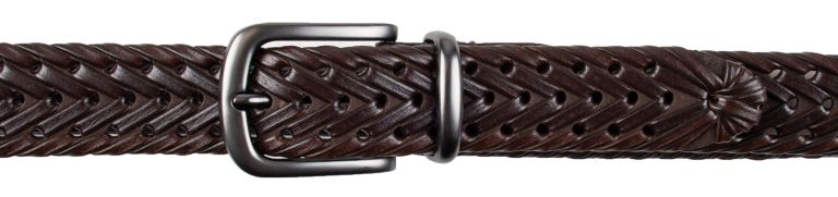 Columbia Men' Cottonwoo Canyo Leathe Belt