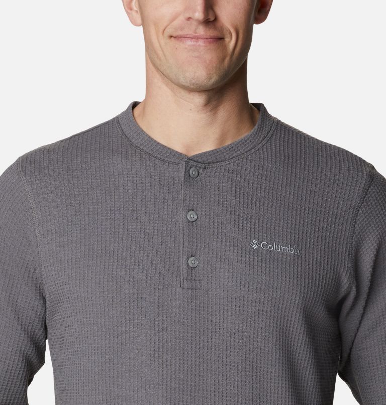 Columbia Men' Pin Peak Waffl Lon Sleev Henley