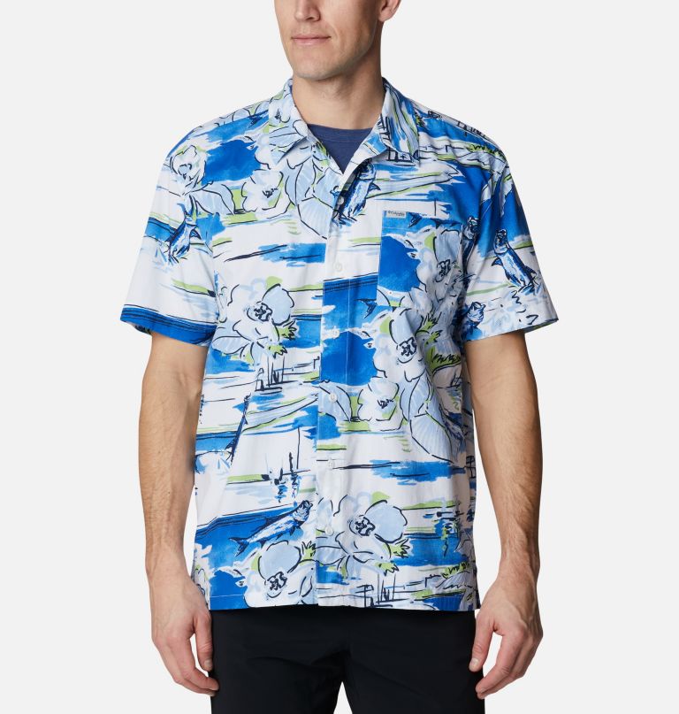 Columbia Men' PF Troller Best Shor Sleev Shir &ndash Tall