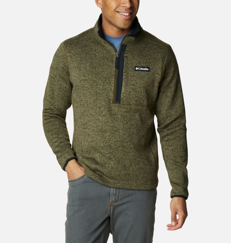 Columbia Men' Sweate Weather Fleec Hal Zi Pullover