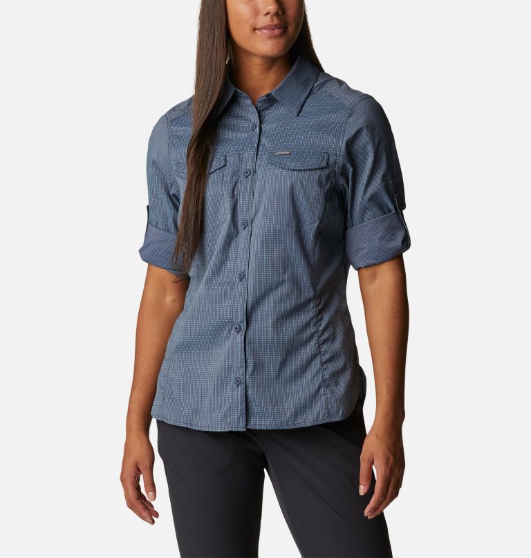 Columbia Women' Silve Ridge Lit Plai Lon Sleev Shirt