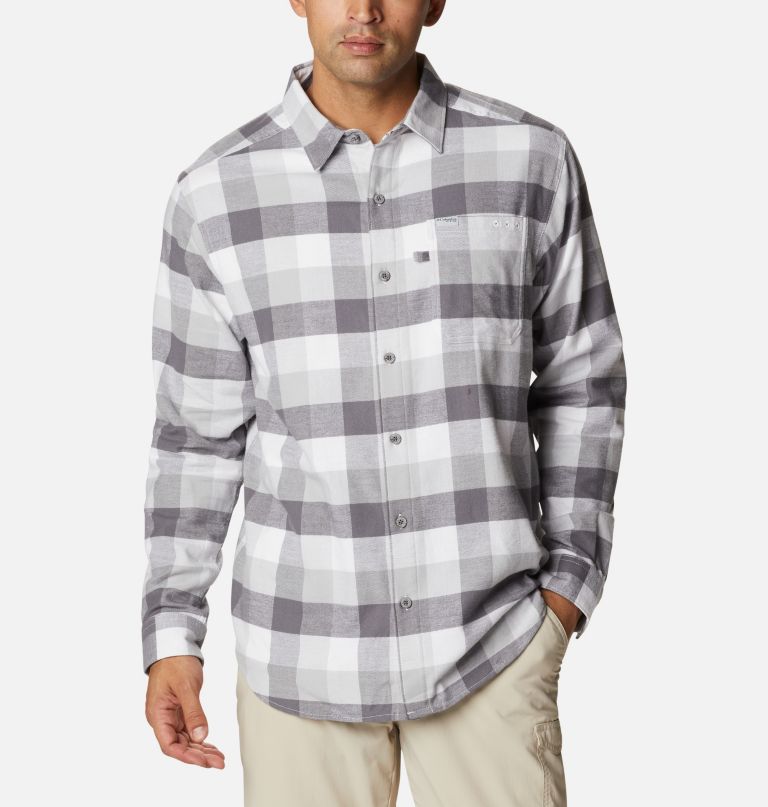 Columbia Men' PF Slac Tide Flanne Lon Sleev Shirt
