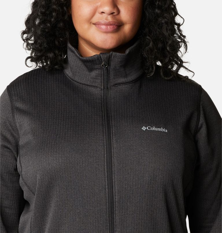 Columbia Women' Par View Gri Ful Zi Fleec Pullove  Plu Size