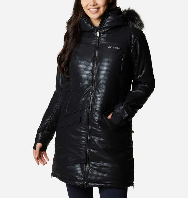 Columbia Women' Barret Spur I Blac Dot Dow Parka