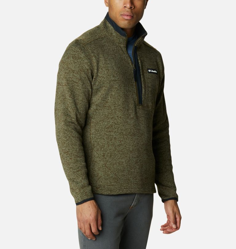 Columbia Men' Sweate Weather Fleec Hal Zi Pullover