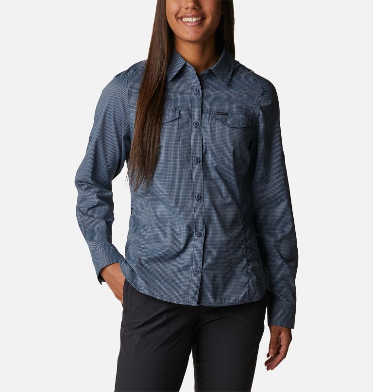 Columbia Women' Silve Ridge Lit Plai Lon Sleev Shirt