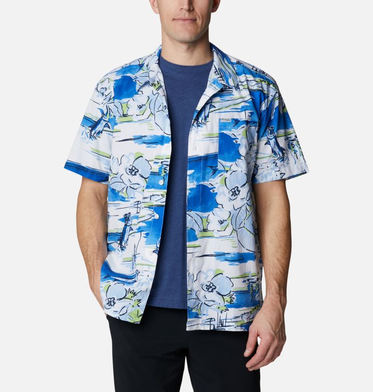 Columbia Men' PF Troller Best Shor Sleev Shir &ndash Tall