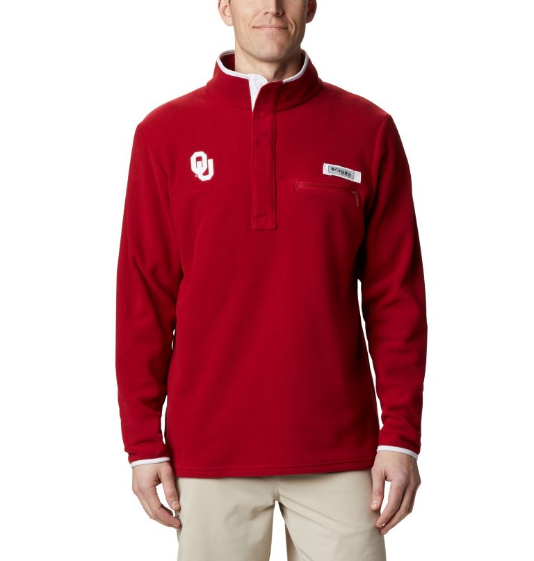 Columbia Men' Collegiat PF Harborside Fleec Jacke  Oklahoma
