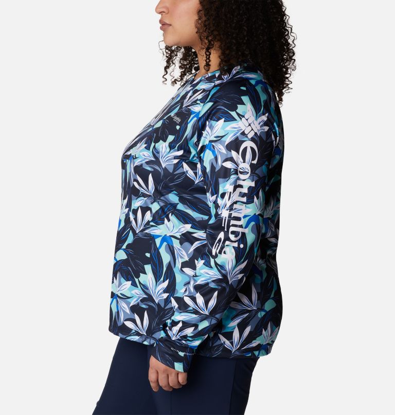 Columbia Women' PF Supe Tida Tee I Lon Sleev Shir  Plu Size