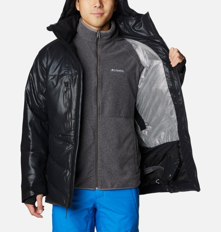 Columbia Men' Powde Keg Blac Dot Dow Jacket