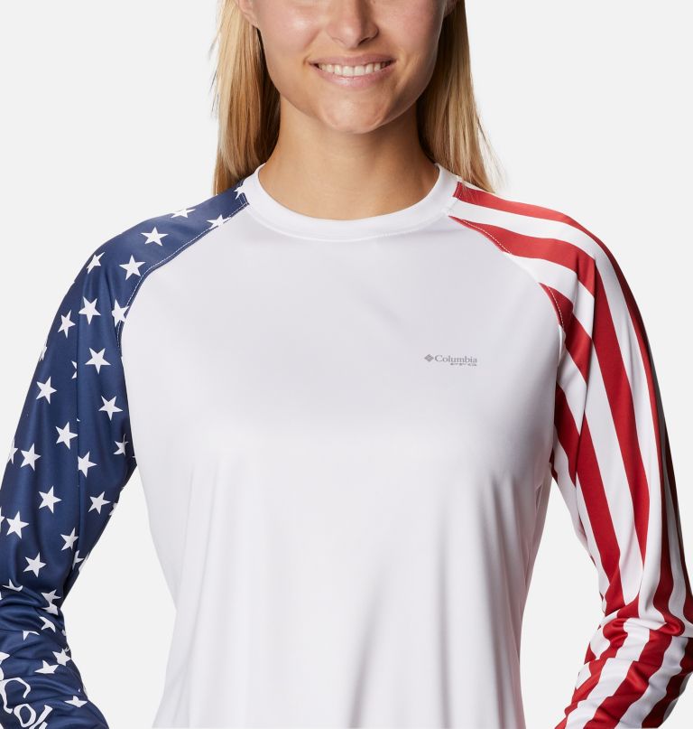 Columbia Tida Tee PF American LS