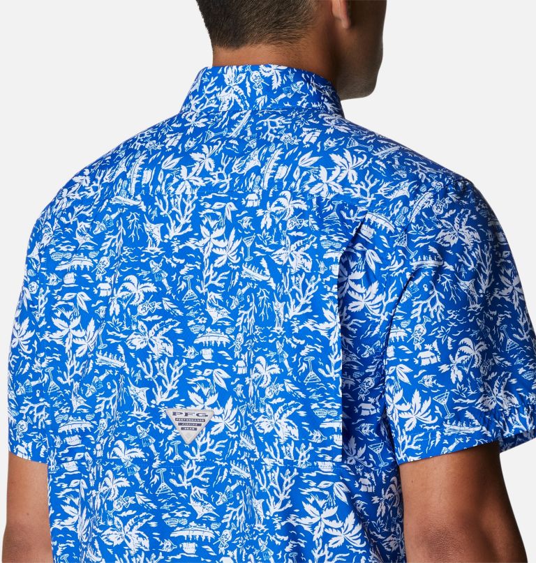 Columbia Men' PF Supe Slac Tide Cam Shir  Tall