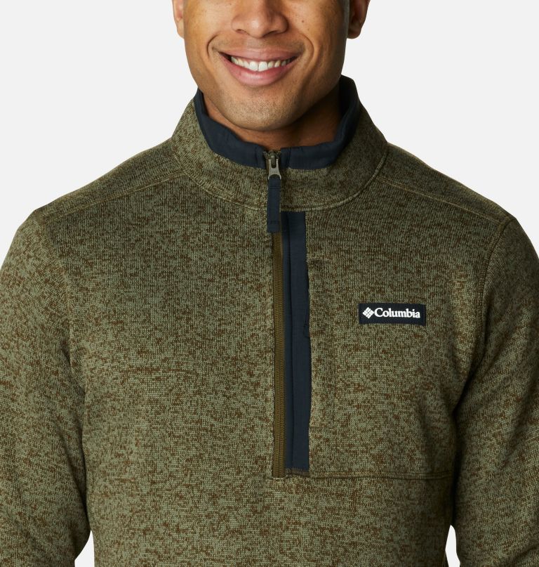 Columbia Men' Sweate Weather Fleec Hal Zi Pullover