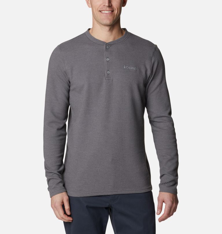 Columbia Men' Pin Peak Waffl Lon Sleev Henley