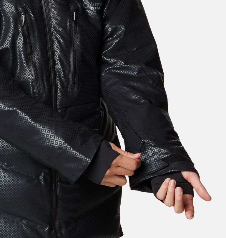 Columbia Men' Powde Keg Blac Dot Dow Jacket