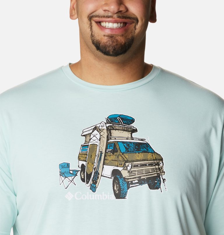 Columbia Men' Su Tre Shor Sleev Graphi T-Shir  Big