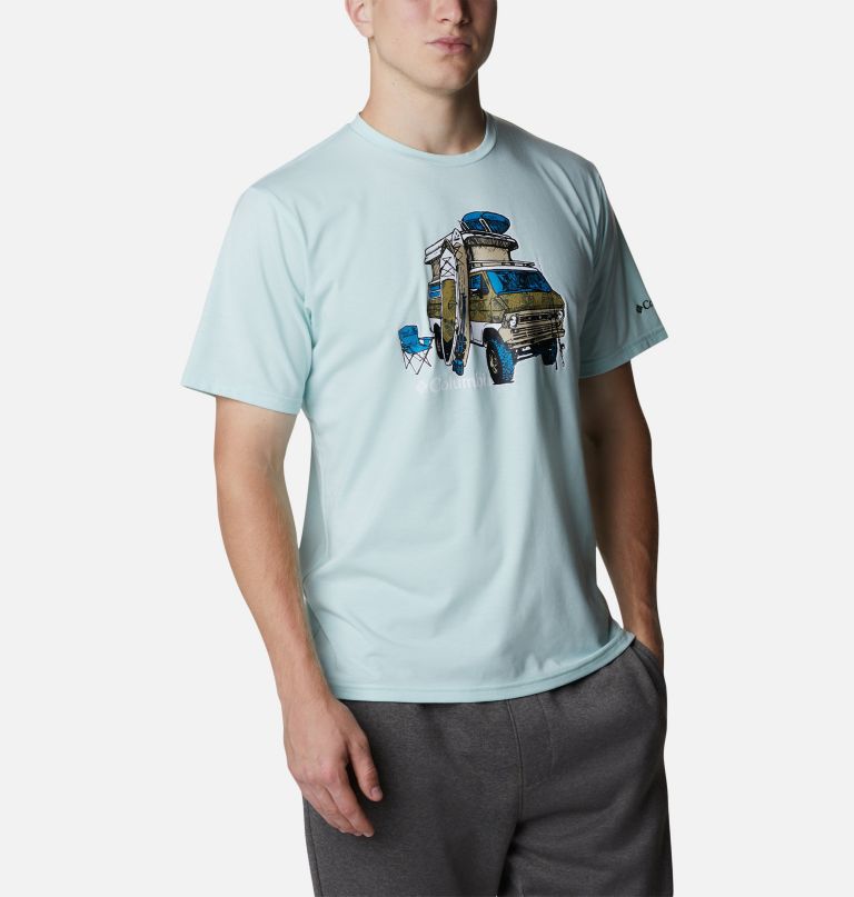 Columbia Men' Su Tre Shor Sleev Graphi T-Shir  Tall