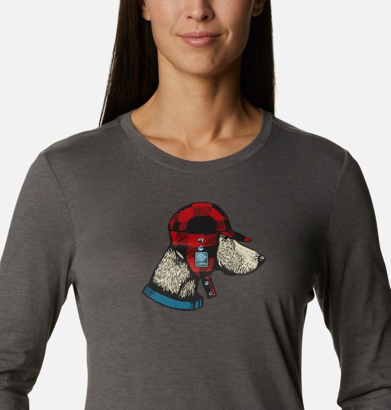 Columbia Women' Hidde Haven Lon Sleev T-Shirt