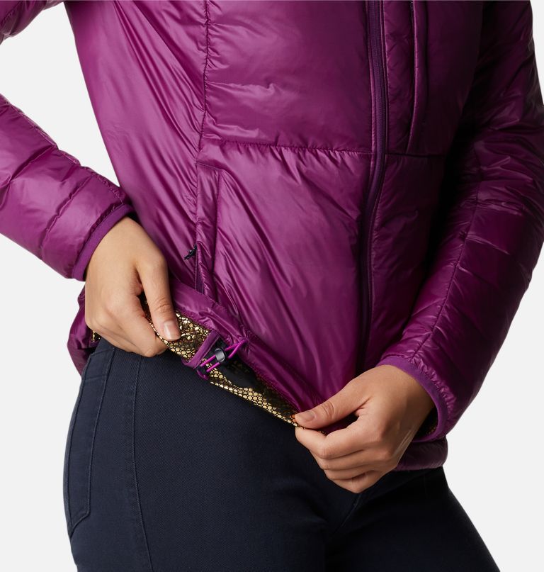 Columbia Women' Infinit Summit Omni-Heat Infinit Doubl Wall Dow Hoode Jacket