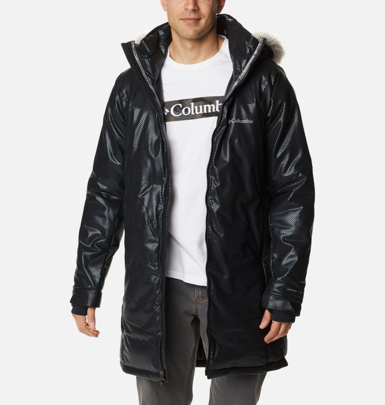 Columbia Men' Barret Spur I Blac Dot Dow Parka