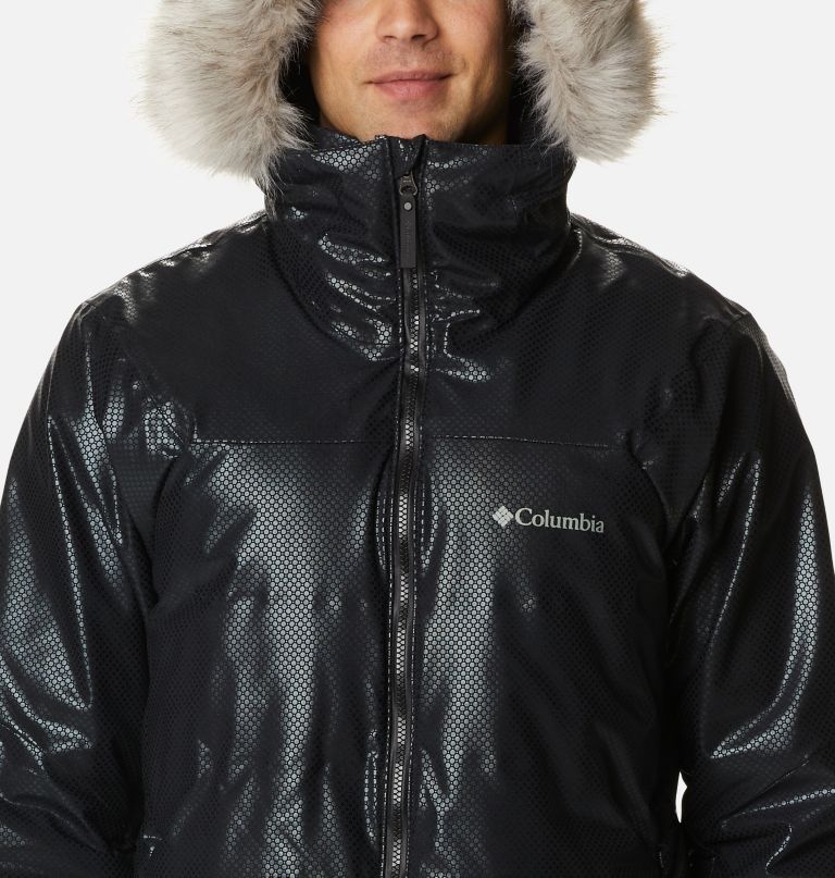 Columbia Men' Barret Spur I Blac Dot Dow Parka