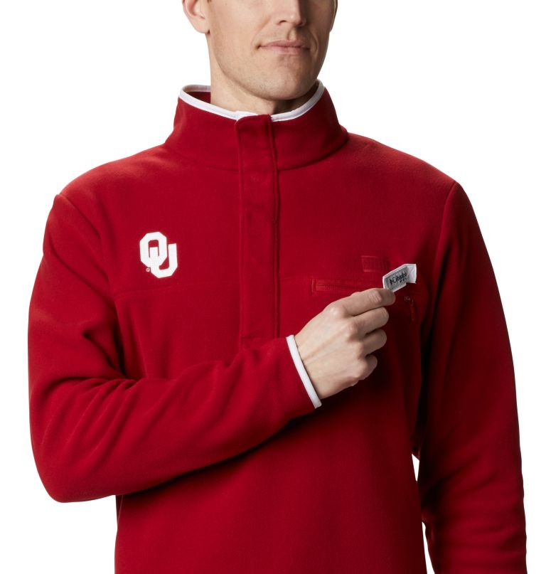 Columbia Men' Collegiat PF Harborside Fleec Jacke  Oklahoma