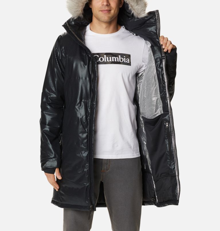 Columbia Men' Barret Spur I Blac Dot Dow Parka