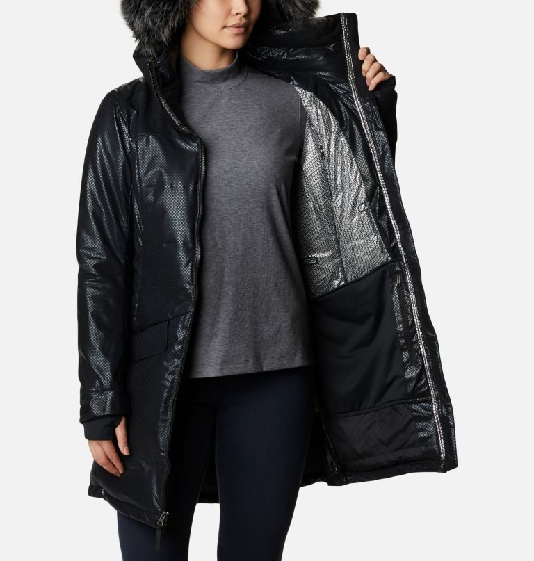 Columbia Women' Barret Spur I Blac Dot Dow Parka