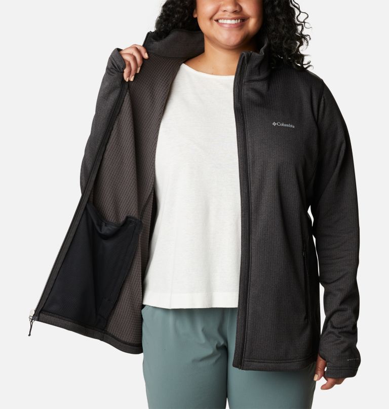 Columbia Women' Par View Gri Ful Zi Fleec Pullove  Plu Size