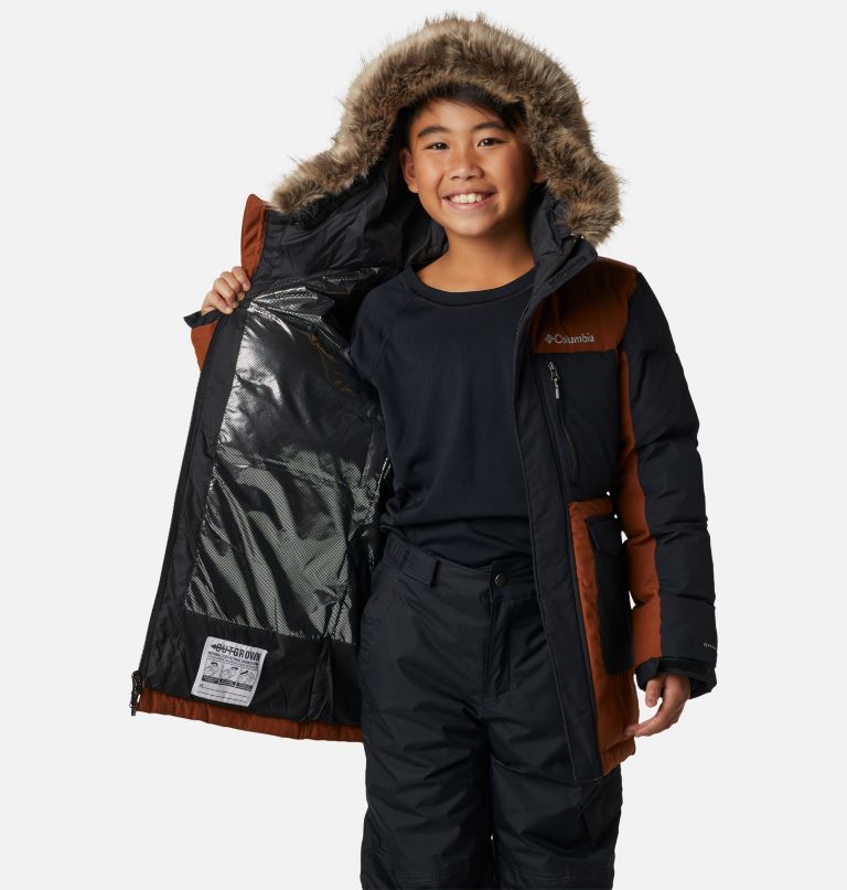 Columbia Boys Marqua Pea Fusion Omni-Heat Infinit Insulate Parka