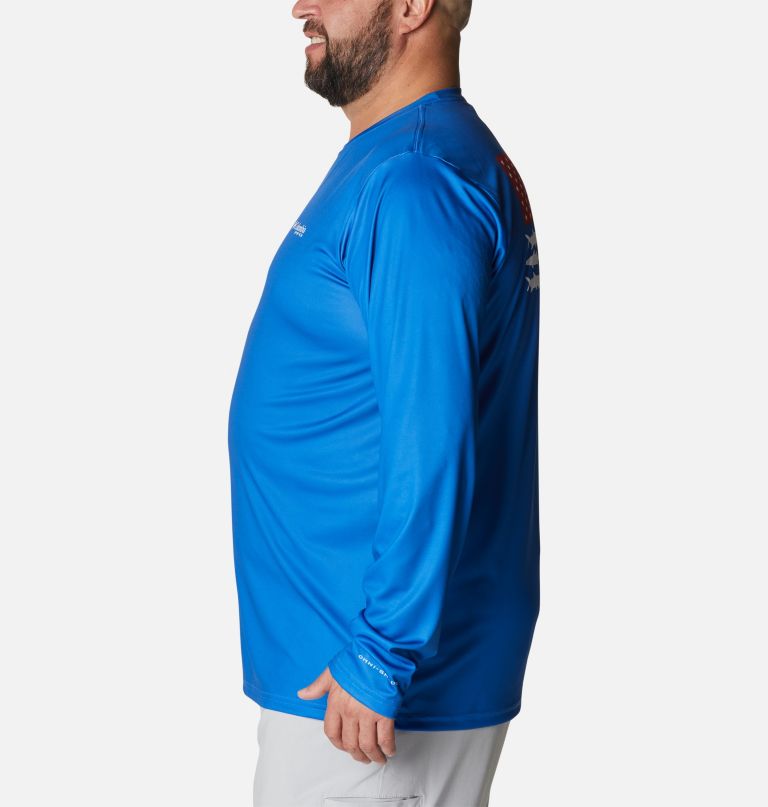 Columbia Men' PF Termina Tackl Fis Flag Lon Sleev Shir  Big