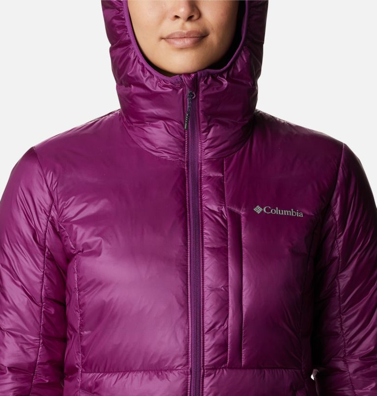 Columbia Women' Infinit Summit Omni-Heat Infinit Doubl Wall Dow Hoode Jacket